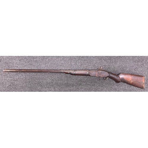 5322 - Percussion Cap Musket with 83cm long barrel, bore approx. 20mm. Working action but hammer is loose m... 