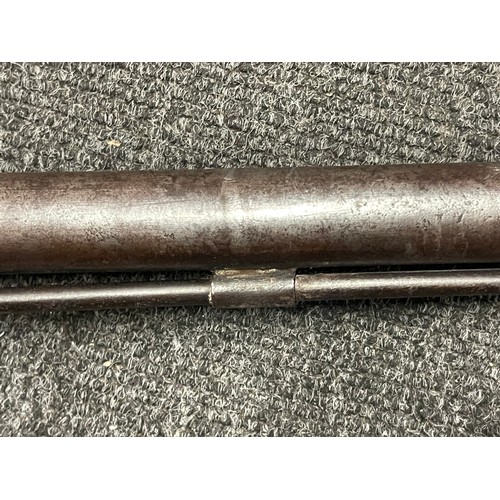 5322 - Percussion Cap Musket with 83cm long barrel, bore approx. 20mm. Working action but hammer is loose m... 