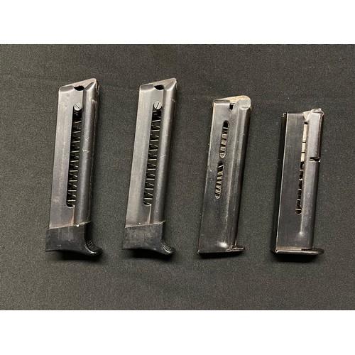 5330 - Spare Magazines: Bernardeli Semi Auto Pistol .32 cal. 7 round. VBG Maker marked. Two examples: And t... 