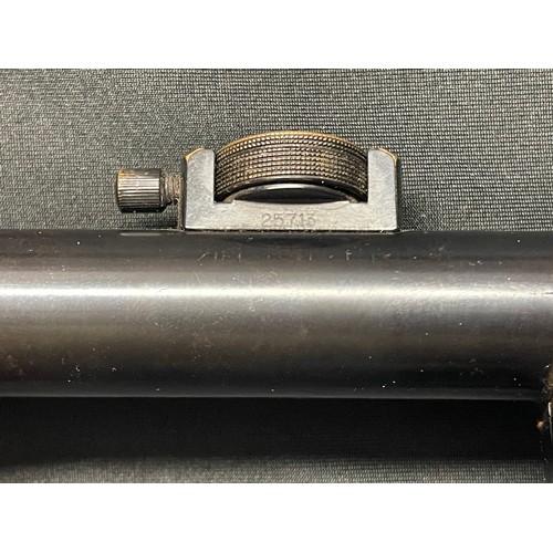 5333 - Pre war German Oigee Gnomet 2 1/2 power Telescopic sight fitted with Akah mounting rail. Along with ... 