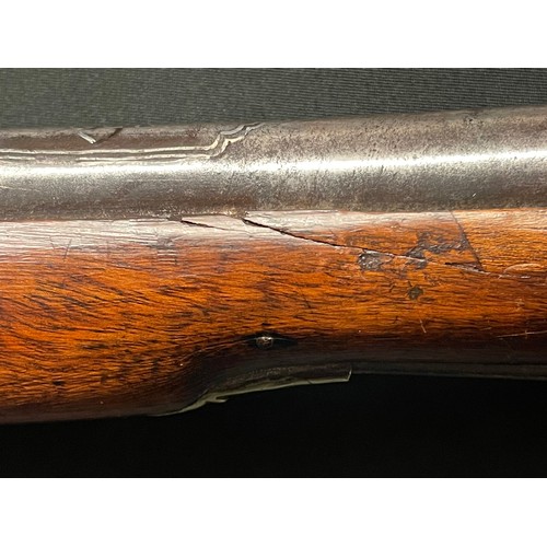 5342 - Percussion Cap blunderbuss with 310mm long barrel. Overall length 650mm. Working action. Barrel has ... 