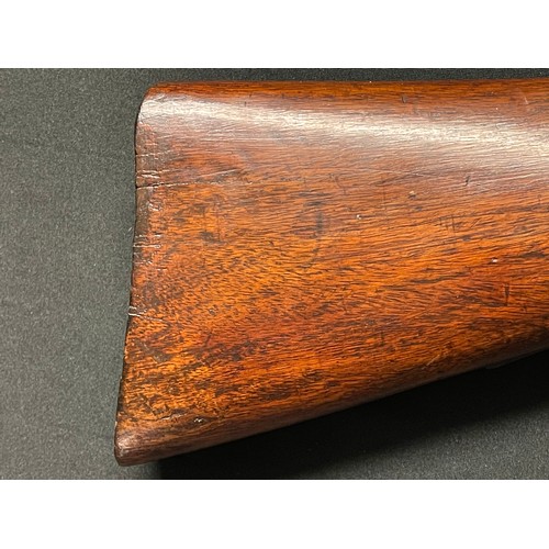 5342 - Percussion Cap blunderbuss with 310mm long barrel. Overall length 650mm. Working action. Barrel has ... 