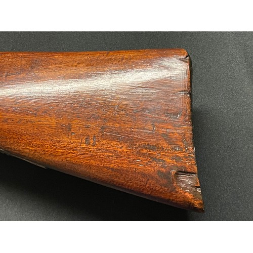 5342 - Percussion Cap blunderbuss with 310mm long barrel. Overall length 650mm. Working action. Barrel has ... 