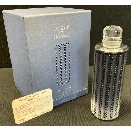 27 - Lalique Flacon Collection pour Homme 'Louxor scent bottle based on Rene Lalique's Jaffa design, limi... 