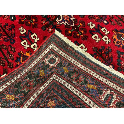 315 - A North West Persian Josheghan rug / carpet, hand-knotted with central diamond medallion within a fi... 