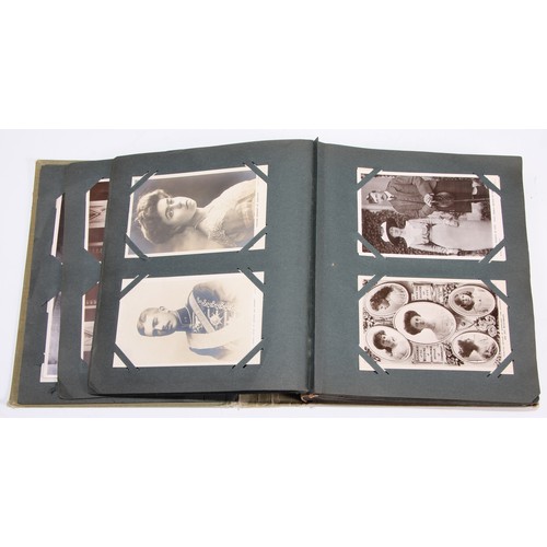 3682 - Postcards - Royalty - an album of real photographic postcards, relating to the British Royal Family,... 