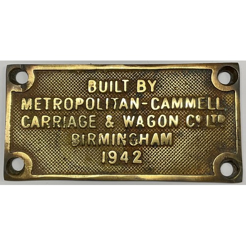 3083 - Railwayana: Cast iron wagon builder’s plates, mostly repainted, 20th century: straight topped, shape... 