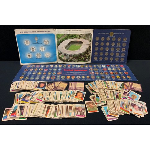 360 - ABC Gums Cards, Footballers, 1971, series 1 and 2, all most complete set, ;  FA Cup centenary 1872-1... 