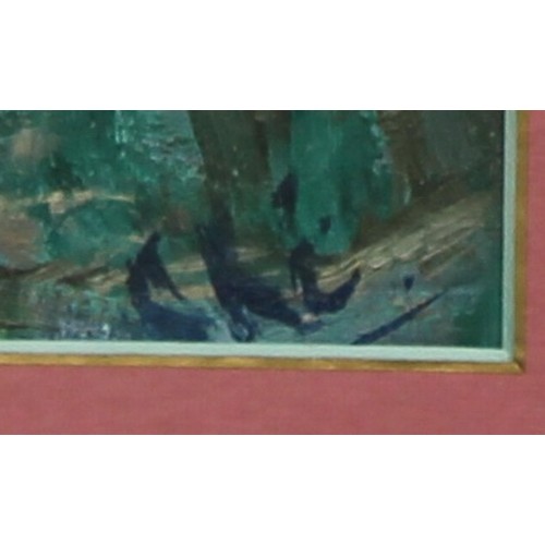 141 - Modern British School
Abstract, The Stuff that Dreams are Made Of
oil on board, 37cm x 25cm