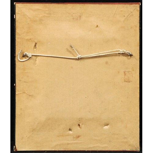 130 - Dutch School (19th century)
A Quiet Smoke
oil on board, 15.5cm x 11.5cm