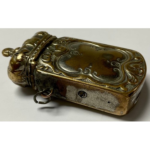 167 - An early 20th century vesta case, enamelled and inscribed with L.N.E.R. Tennis Championships; a nove... 