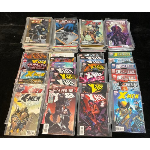 474 - Comics - a large collection of X-Men Comics, various titles including: Uncanny X-Men, X-Men, Excalib... 