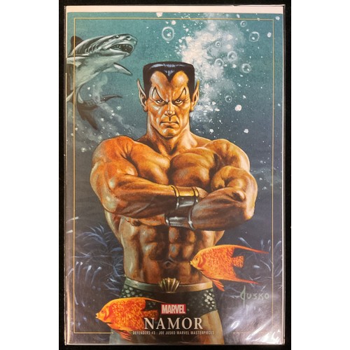 475 - Comics - a collection of mixed Modern Age Marvel Comics, Namor (Joe Jusko variants), The Defenders, ... 