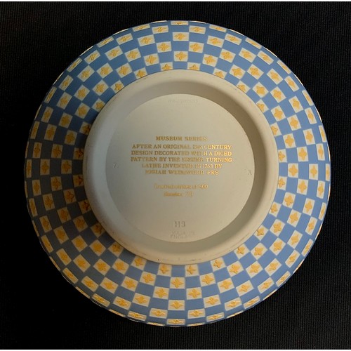 1 - A Wedgwood Museum series limited edition jasperware Bowl, after an original 18th century design with... 