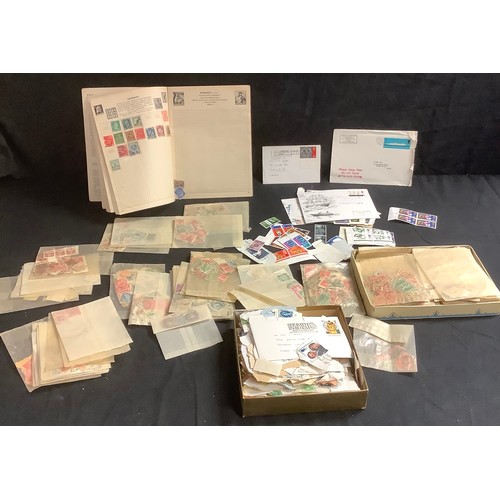 Stamps box of material including six albums and loose, QEII UMM