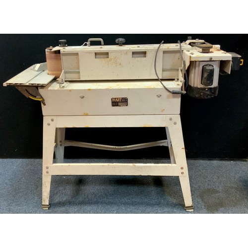 Wood working machinery - a Martlet floor standing belt sander / wood ...