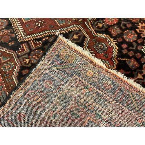 245 - A North west Persian Zanjan rug / carpet, 255cm x 152cm.