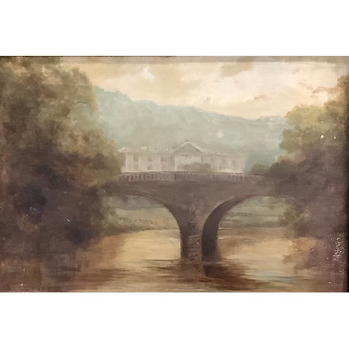 106 - English School, late 19th/early 20th century  
A View of Chatsworth  
unsigned, oil on board, 36cm x... 