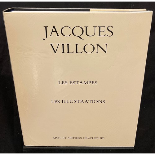 202 - Ginestet & Pouillon, Jacques Villon, Les Estampes et Les Illustrations, Catalogue Raisonne, hardback... 