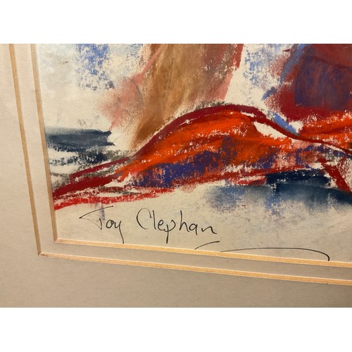 196 - Joy Clephan (Derbyshire artist)
A pair, female nude studies
signed, soft pastel on paper, 49cm x 35c... 