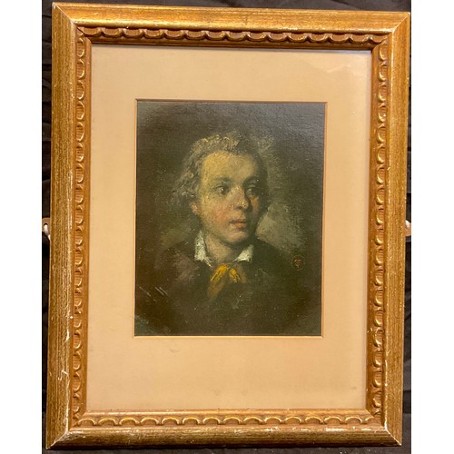 245 - Thomas O’Donnell (Irish, early 20th century), Portrait of a Young Lad, signed with monogram, 26cm x ... 