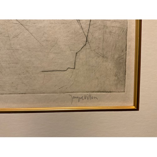 307 - Jacques Villon (1875 - 1963), La Cigarette, drypoint etching, artist's proof, signed in pencil, edit... 