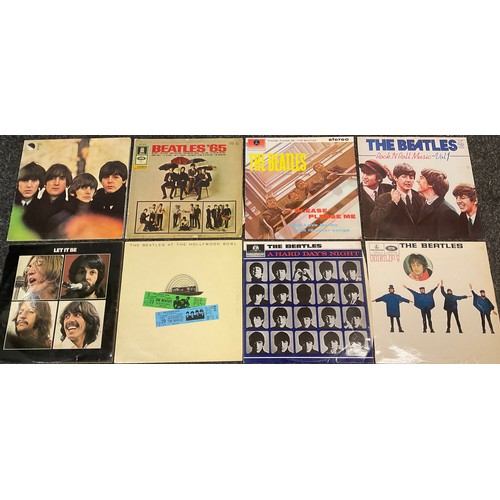 269 - The Beatles Vinyl LP Records, Beatles 65 German release SMO 83917, Beatles For Sale Greek release, P... 