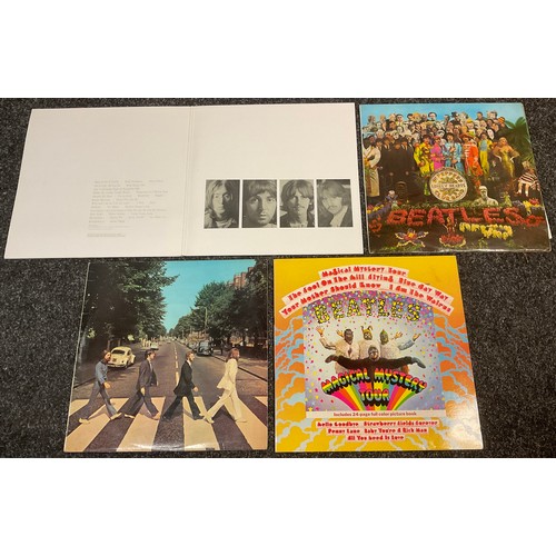 274 - The Beatles Vinyl LP Records, The White Album PCS 7067 with lyric sheet, not numbered, Sgt Peppers L... 