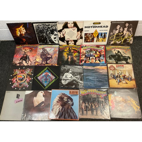 285 - Vinyl LP Records, including Molly Hatchet, Blackfoot, Santana, The Sensational Alex Harvey Band, Haw... 