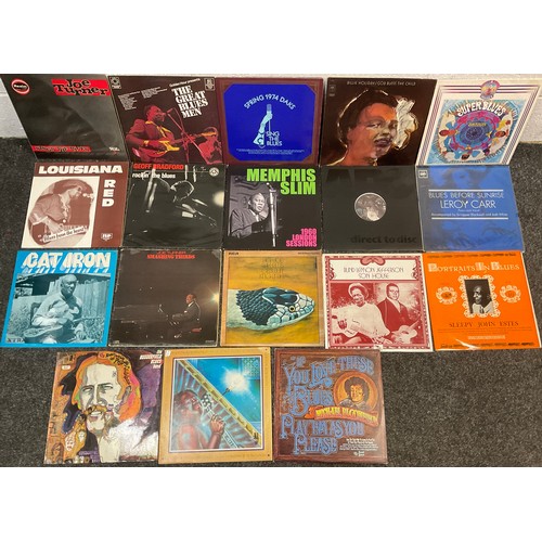 315 - Vinyl LP Records, Blues LP's, some rare early presses, Blind Boy Fuller, J D Short & Big Joe William... 