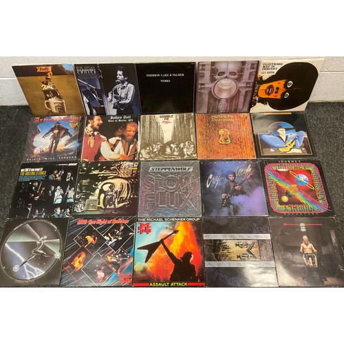 317 - Vinyl LP Records, The Michael Schenker Group, Skid Row, Steppenwolf, Nils Lofgren, Journey, Jefferso... 