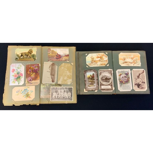 433 - Two postcard albums, 