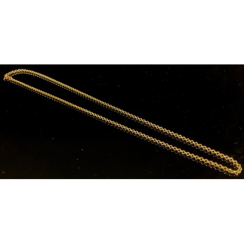 466 - A Fine 9ct gold belcher chain, 8.8g