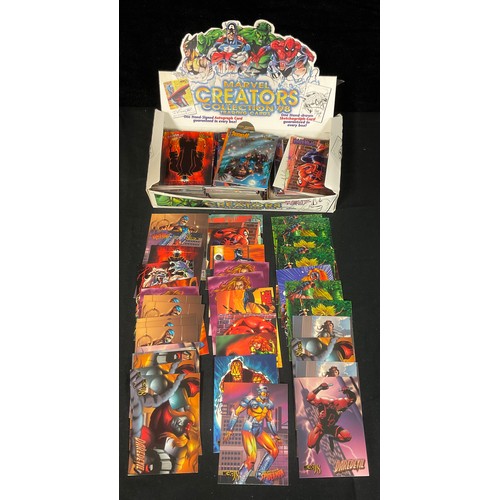 270 - A collection of Marvel Creators Collection trading cards (1998). Approx 150 including duplicates and... 