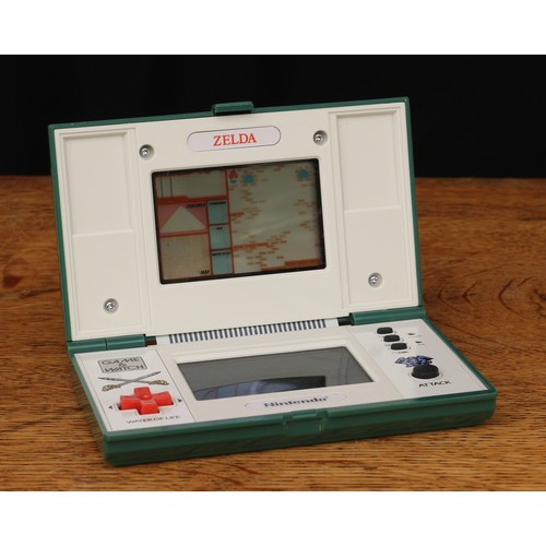 6109 - Retro Gaming & Technology - a Nintendo Zelda 'game and watch' multi screen device, model no.ZL-65, u... 