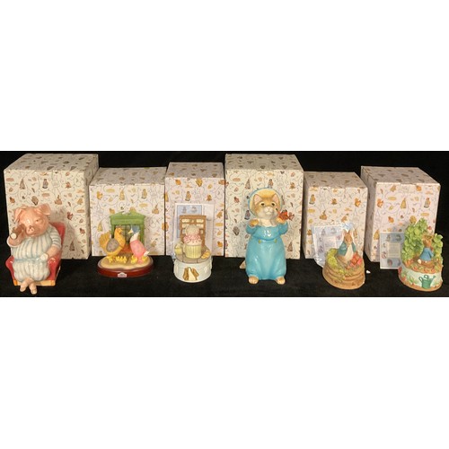 475 - A Border Fine Arts Stusio ceramic money bank, Tom Kitten, A9208, boxed; another, Pig Robinson, A9209... 