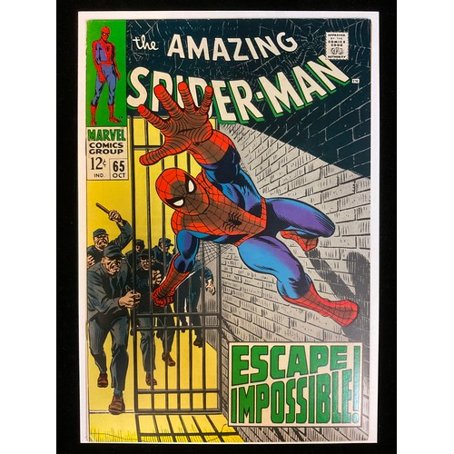 6260 - The Amazing Spider-Man #63, 65-67, 70. (1968-1969). 5 Silver age Marvel Comics, high grade cents cop... 