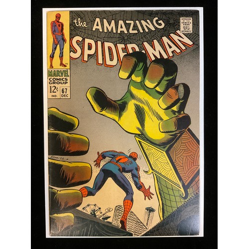 6260 - The Amazing Spider-Man #63, 65-67, 70. (1968-1969). 5 Silver age Marvel Comics, high grade cents cop... 