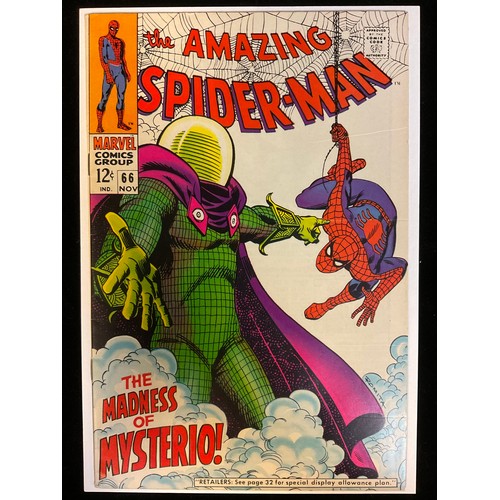 6260 - The Amazing Spider-Man #63, 65-67, 70. (1968-1969). 5 Silver age Marvel Comics, high grade cents cop... 