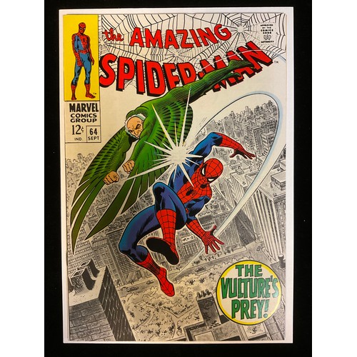 6259 - The Amazing Spider-Man #62 & 64 (1968). Writing by Stan Lee, Artwork by John Romita. High grade cent... 