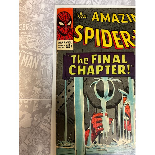 6237 - The Amazing Spider-Man #33 (1965). Written by Stan Lee, Artwork by Steve Ditko. Cents copy. Silver a... 