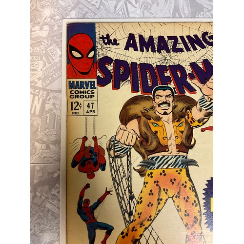 6247 - The Amazing Spider-Man #47 (1967). Kraven the Hunter appearance. Written by Stan Lee, Artwork by Joh... 