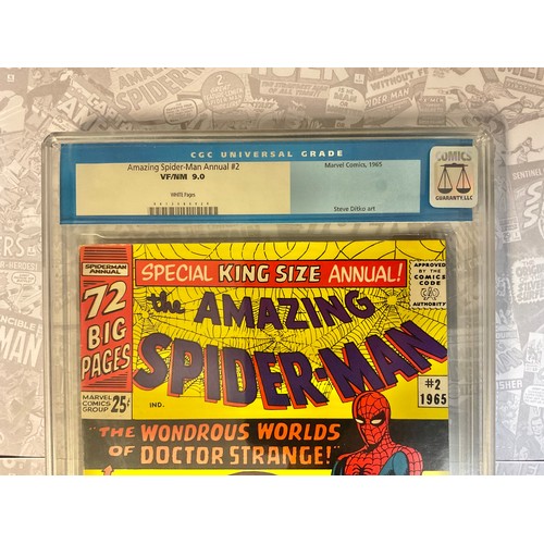 6289 - Amazing Spider-Man Annual #2 (1965) CGC Graded 9.0 VFN/NM. Steve Ditko artwork. Silver age Marvel Co... 