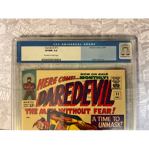 6292 - Daredevil #11 (1965). CGC Graded 9.0 VFN / NM. Wally Wood artwork. Silver age Marvel Comic.