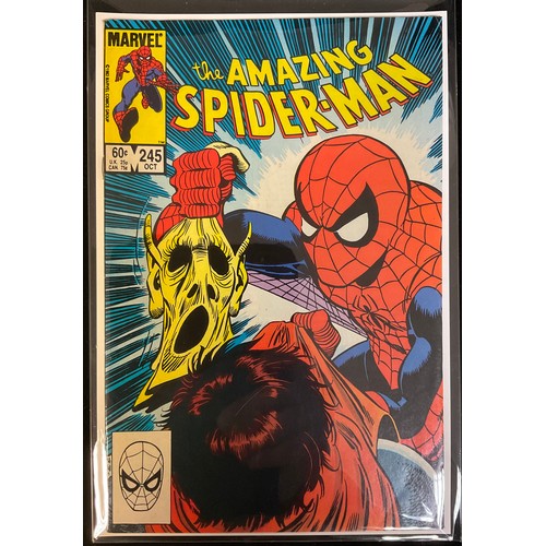 6300 - The Amazing Spider-Man Comics, 28 issues (1977-1991), Including #245-251 run and #271-278. All high ... 