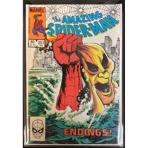 6300 - The Amazing Spider-Man Comics, 28 issues (1977-1991), Including #245-251 run and #271-278. All high ... 