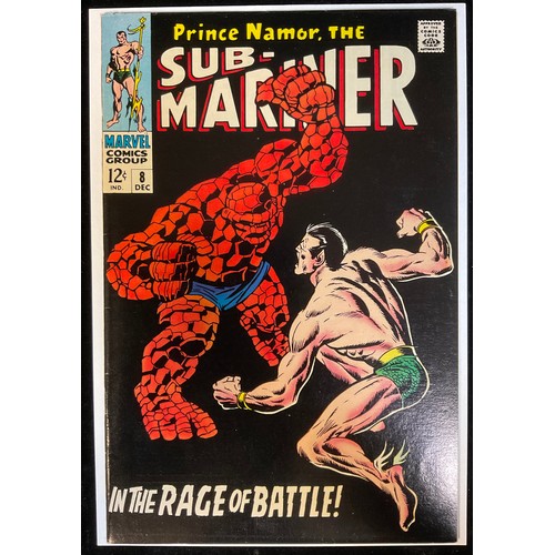 6310 - Sub-Mariner #8 (1968). Written by Roy Thomas, Artwork by John Buscema. Classic cover. Silver age Mar... 