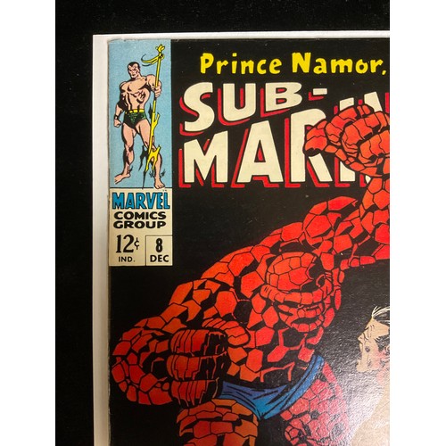 6310 - Sub-Mariner #8 (1968). Written by Roy Thomas, Artwork by John Buscema. Classic cover. Silver age Mar... 