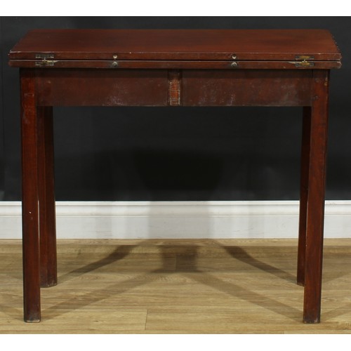 1704 - A 19th century mahogany tea table, in the Chinese Chippendale taste, hinged top with foliate carved ... 