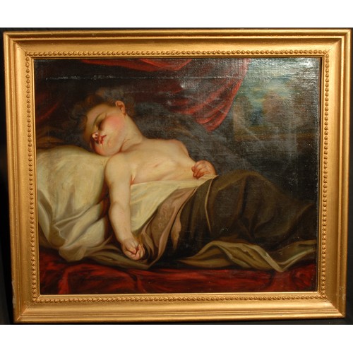 559 - After Sir Joshua Reynolds (19th century)
The Sleeping Child
oil on canvas, 62cm x 74cm